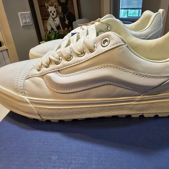 Vans Premium LX Knu Skool Mte-1 Mercer White Men Hiking Shoes VN000CXRWHT SZ 10 - Picture 1 of 14